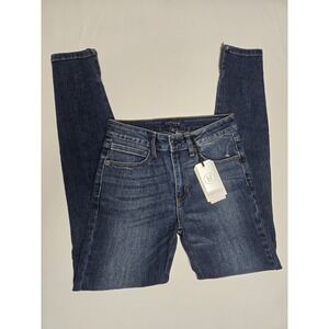 Just USA Jeans NWT sz 25 Dark Denim zipper high rise‎ skinny stitch fix